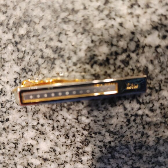 DIOR Tie Clip Bar Gold Plated - Picture 15 of 15